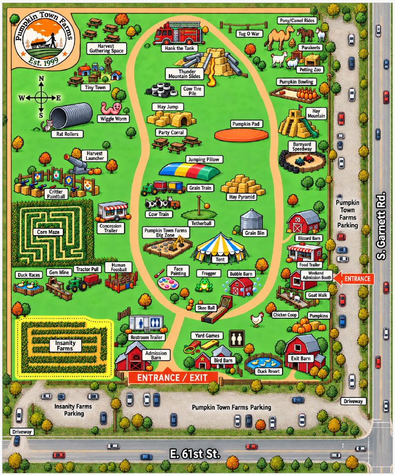 Park Map Version 3 Pumpkin Town